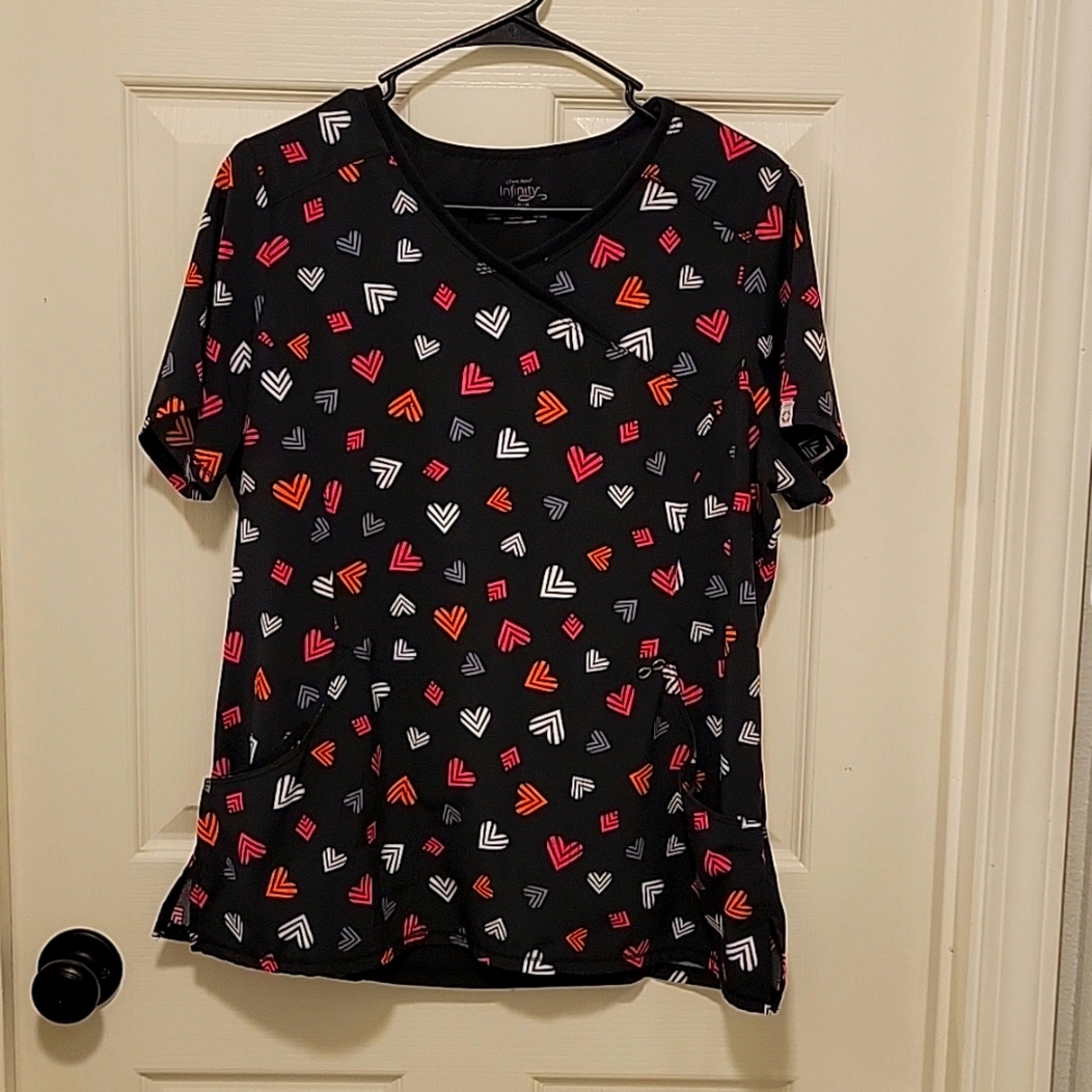 Cherokee Infinity Scrub Top Size Large